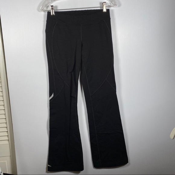 PATAGONIA Flare Black Legging w/Reflective Stripes - Picture 1 of 8